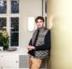 Signal story case fashion boy with a orange trouser and black shirt